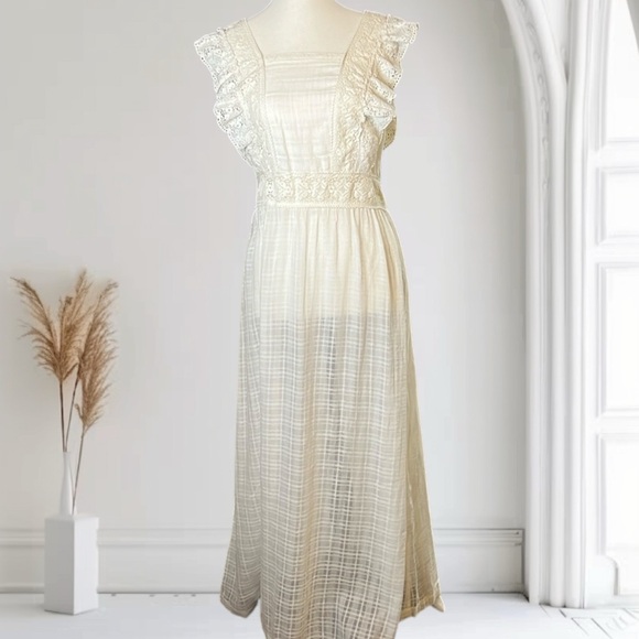Anthropologie White Maxi - Picture 6 of 9